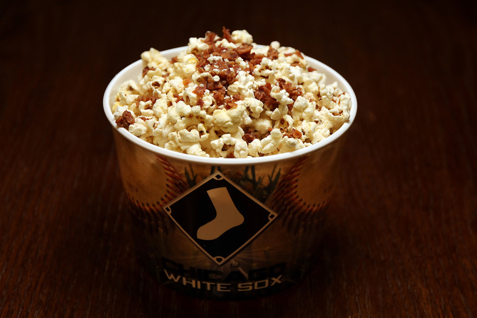 Popcorn with bacon